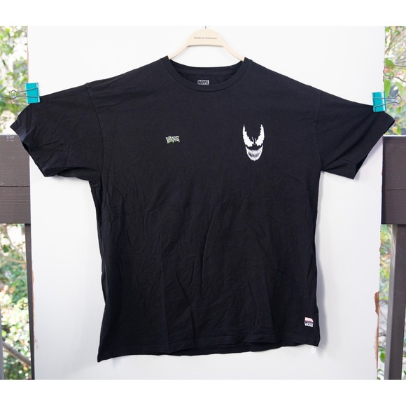 Vans Other - Vans Marvel Comics Venom T-Shirt Men’s Black Classic Fit Size XL